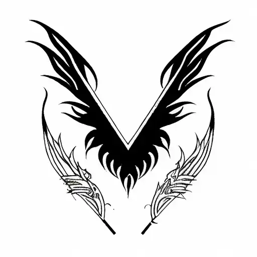 phoenix heartbreak love hurts  more Phoenix  tattoo design idea