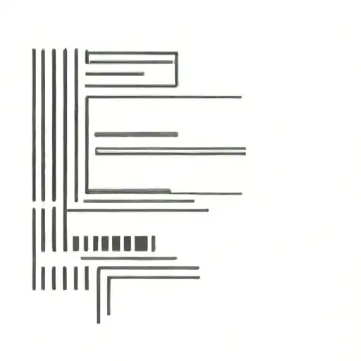 barcode tattoo design idea