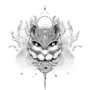 blood type drop tattoo design idea