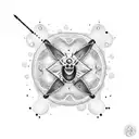 blood type drop tattoo design idea