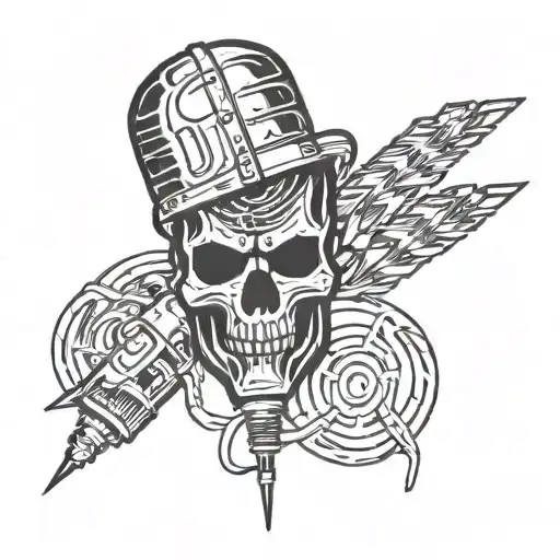Electrician tattoo design idea