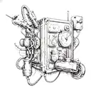 Electrician tattoo design idea