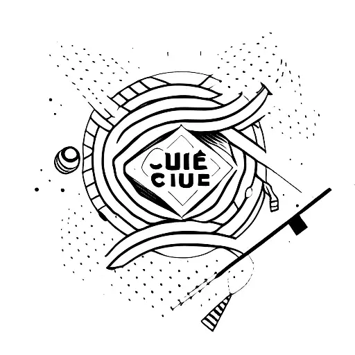 cue play Pause button tattoo design idea