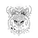 Cue Play/Pause tattoo design idea