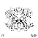 Cue Play/Pause tattoo design idea