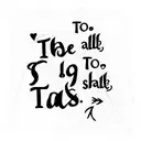 "this too shall pass" text with lavendar tattoo design idea