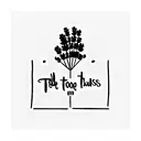 "this too shall pass" text with lavendar tattoo design idea