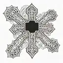 biblical cross   tattoo design idea