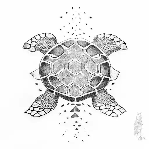 3 turtle  tattoo design idea