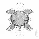 3 turtle  tattoo design idea