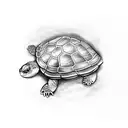 3 turtles tattoo design idea