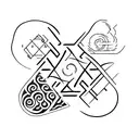 four elements tattoo design idea