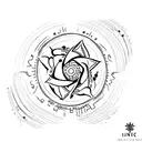 four elements tattoo design idea
