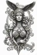 All glory to God  tattoo design idea