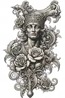 All glory to God  tattoo design idea