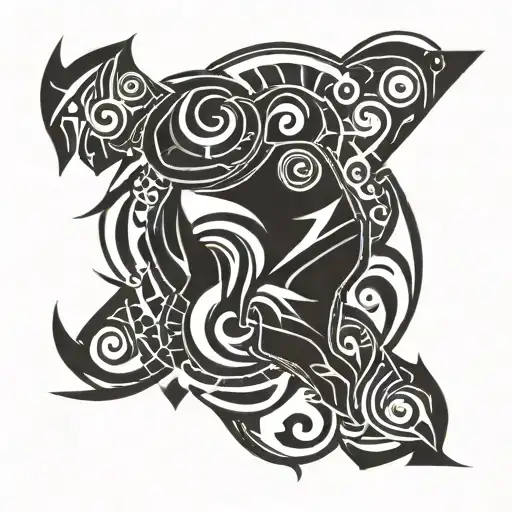 toro parkour tattoo design idea