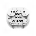 don't give up on chances tattoo design idea