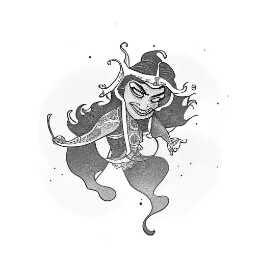 elemento do filme Moana da Disney tattoo design idea
