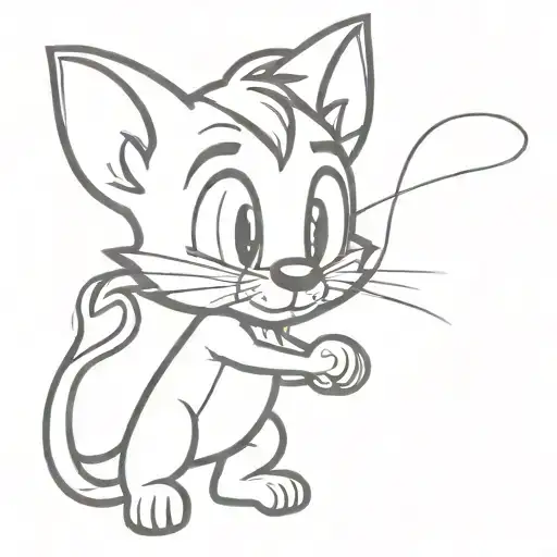 Tom and Jerry tattoo design tattoo design idea