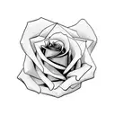 Rose tattoo design idea