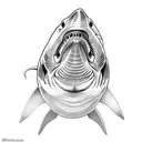 Mako Shark tattoo design idea