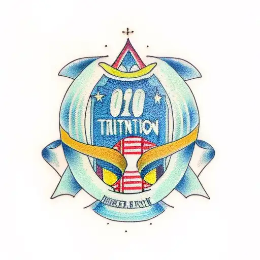 Triathlon tattoo design idea