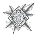 mango tattoo design idea