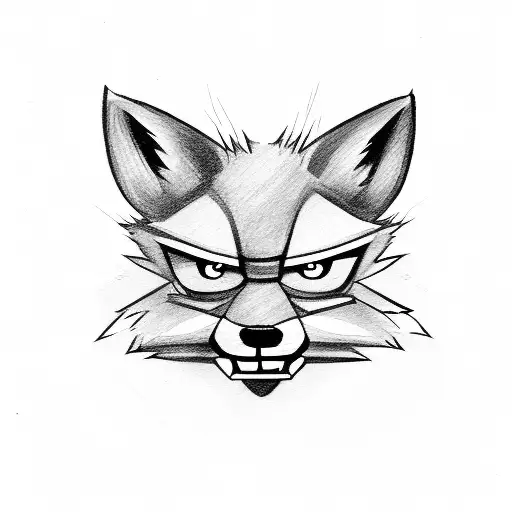 foxy from fnaf \  tattoo design idea