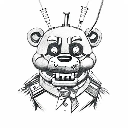  five nights at Freddy's tattoo design idea