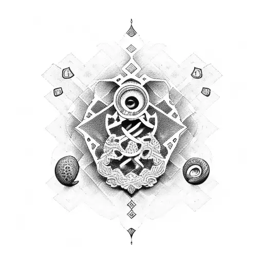 Hygeia's cup tattoo design idea