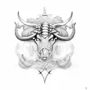 taurus virigin pisces tattoo design idea