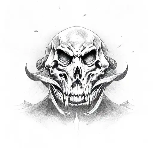 death jester tattoo design idea