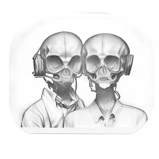 Polaroid picture of holding hands tattoo design idea