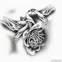 loneliness  tattoo design idea