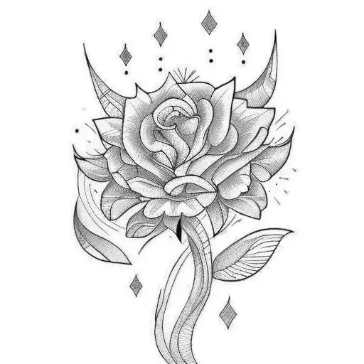 spine tattoo with flowers tattoo design idea