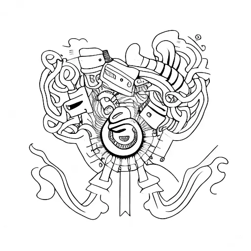 13 and why be  normal? tattoo design idea