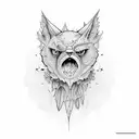 13 and why be  normal? tattoo design idea