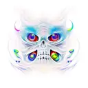 psychedelic  tattoo design idea