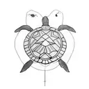 Turtle tattoo design idea