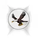 flying bald eagle Texas flag tattoo design idea