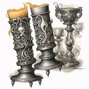 forex trading candlesticks tattoo design idea