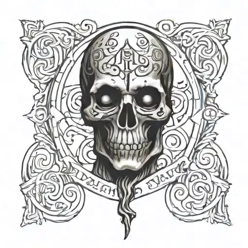 Harry Potter Death Eater tattoo design idea