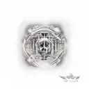 torre de Hércules  tattoo design idea