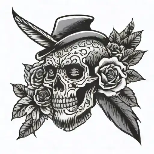 I think, therefore, that I am 2 years old tattoo design idea