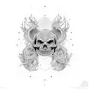 adrenaline structural formula tattoo design idea