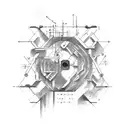 chemical structure adrenaline tattoo design idea