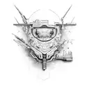 adrenalin structure  tattoo design idea