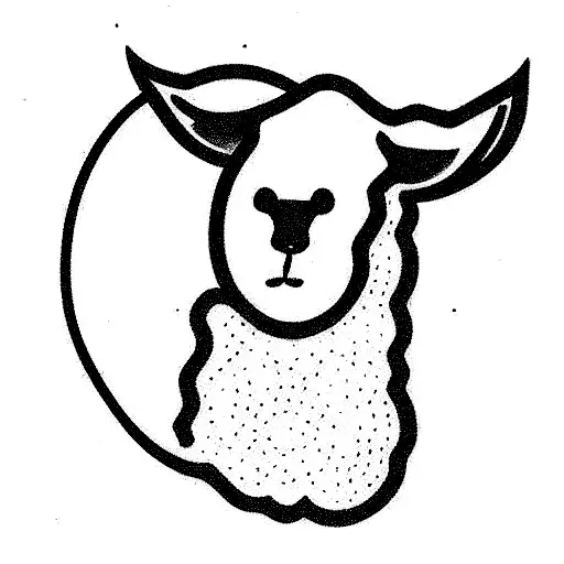 black sheep tattoo design idea