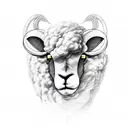 black sheep tattoo design idea