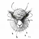 black sheep tattoo design idea
